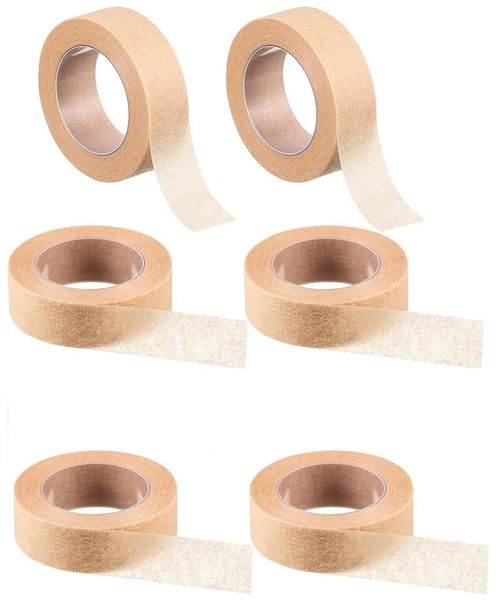 6 Rolls Breathable Skin Tape Flexible Stretch Bandages Nose Tape Face Tape