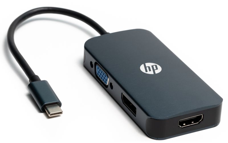 HP USB C to HDMI / DP &amp; VGA Adapter
