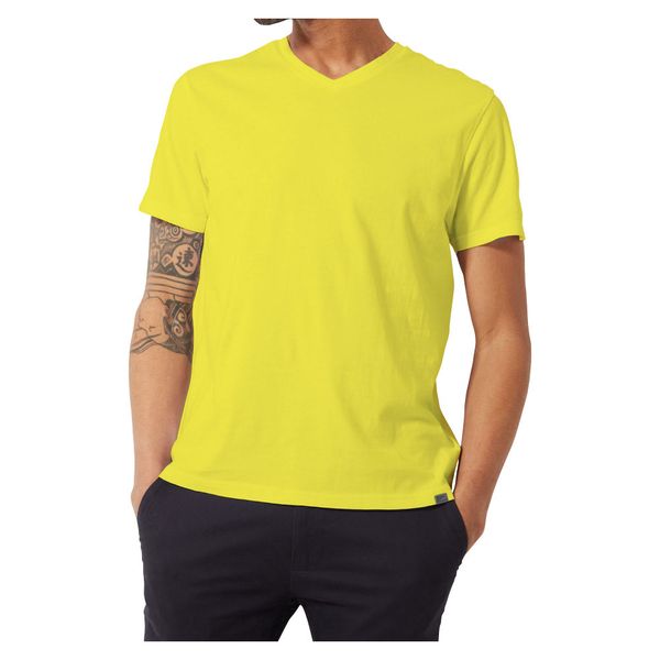 Pappa Joe - Men's V-Neck T-Shirt - Yellow