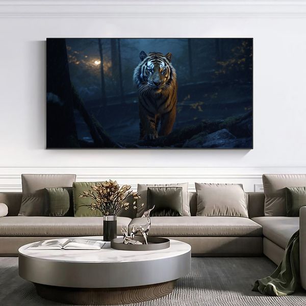 Canvas Wall Decor - Tigers Nightwatch - 0274