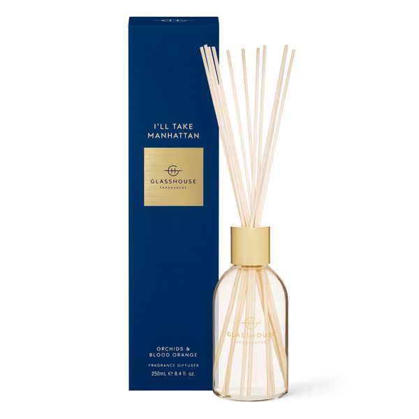 Glasshouse 250ml Diffuser - I'll Take manhattan