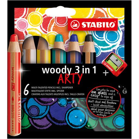 STABILO Woody 3 in 1 Multi Talent Pencil Crayon  