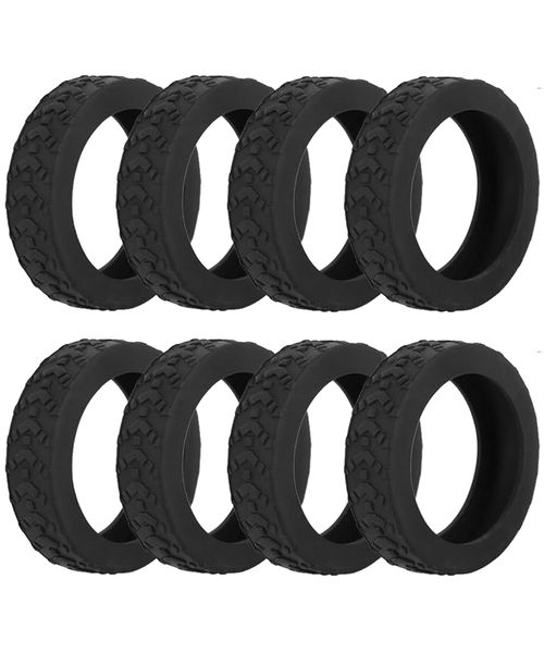 Silicone Wheel Cover, Noise-Reducing Luggage Suitcase Wheel Covers 8pcs