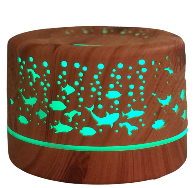 Essential Oils Aroma Diffuser 500ml with 7-Color LED &amp; Auto Shut-Off