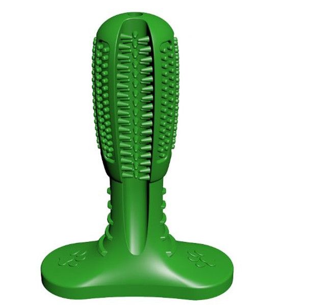 Olive Tree - Dog Toothbrush / Teeth Cleaning Chew Toy - Small