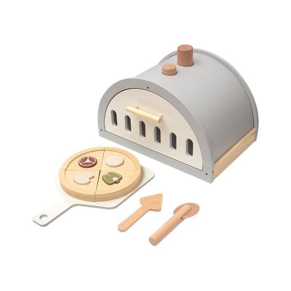 Wooden Pizza Oven Playset