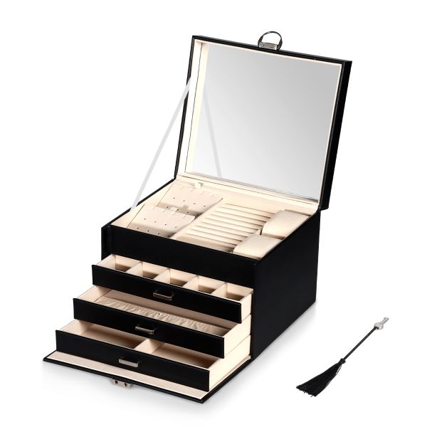 Large Jewelry Organizer with Mirror