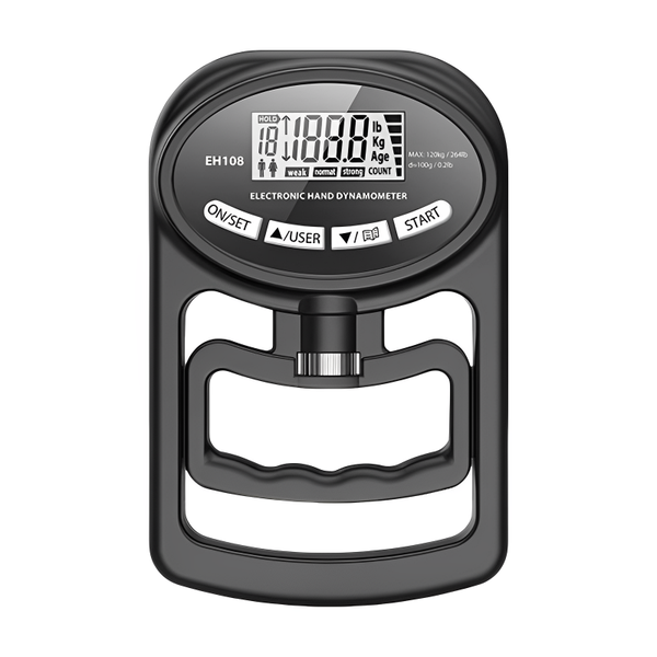 265LB/120KG LCD screen grip strength tester, hand force gauge training