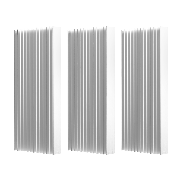 3 Pcs Aluminium Power Amplifier Heatsink Heat Sink 100X40X11mm