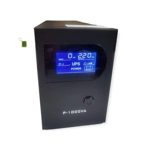 1000VA Uninterruptible Power Supply (UPS) For Load Shedding (600W)+Keychai
