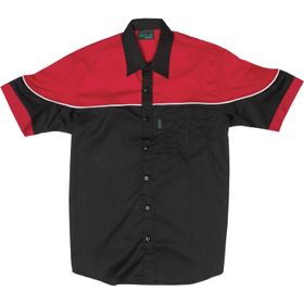 Javlin - Men's Two Tone Pit Shirt - Black & Red | Shop Today. Get it ...