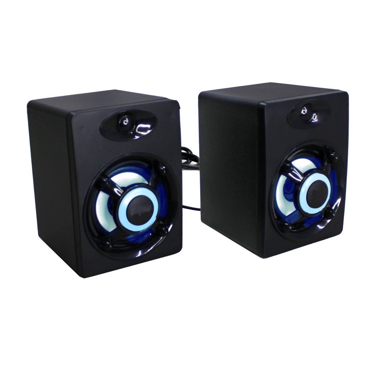 Mini Tower 0337 USB Desktop Computer Speakers Set with Pulse Light