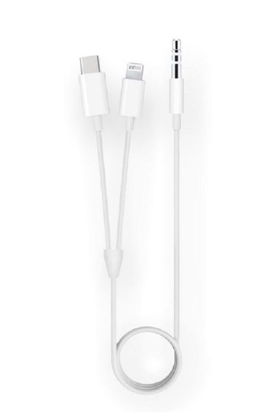 Type-c &amp; Lightning To 3.5mm Aux Audio Cable