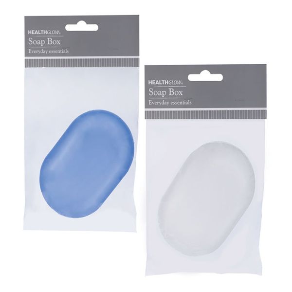 Set of 4 Soap Box Plastic Oval