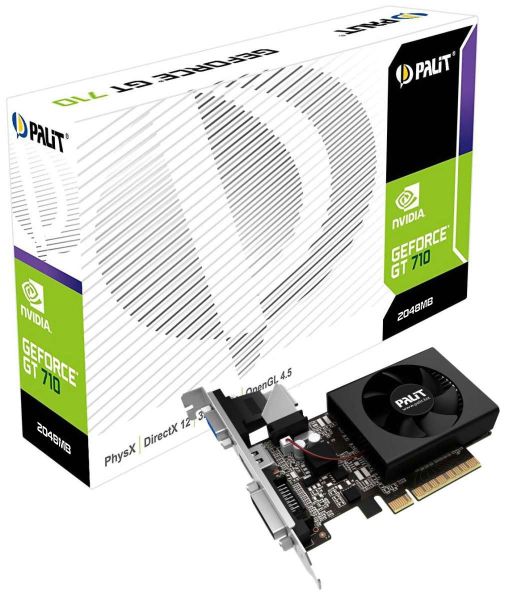 Palit Nvidia Geforce Gt 710 2gb Ddr3 Pcie Gen2 Graphics Card