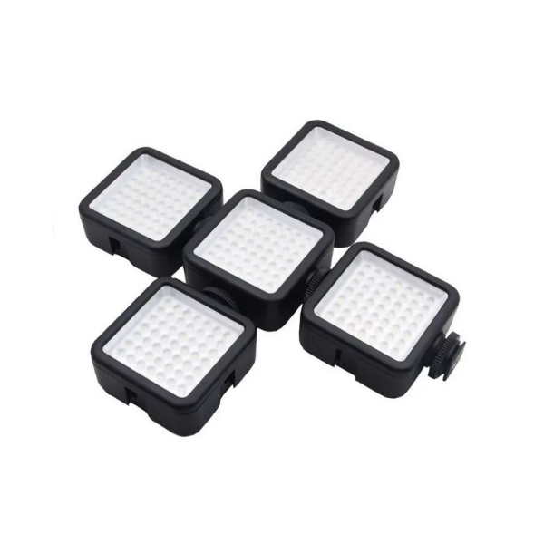 LED Light Panel with Hot Shoe Mount Adapter for DSLR Pack of 5
