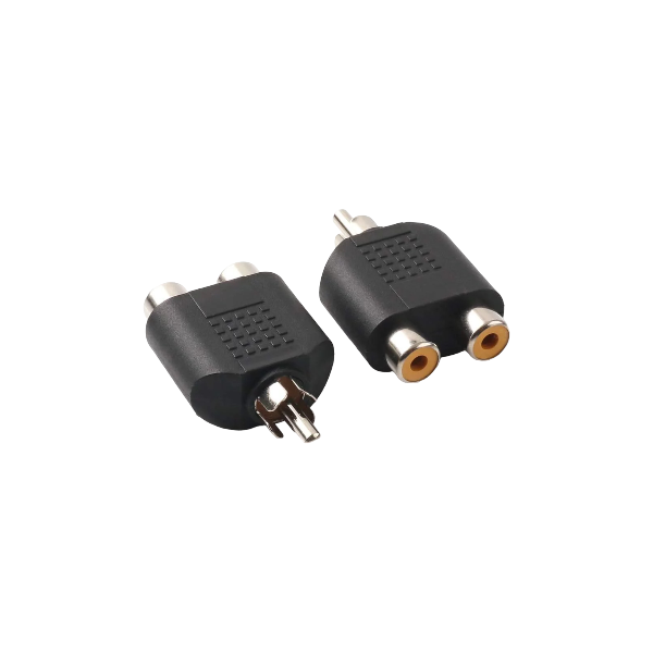 Adapter RCA(M) To 2xRCA(F) Pack Of 2