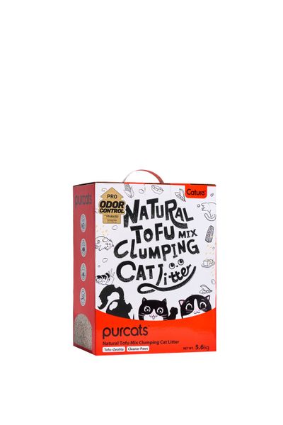 CATURE Tofu Clumping Cat Litter Pellet &amp; Zeolite 14L/5.6Kg