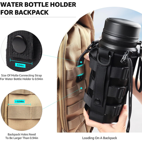 Portable Adjustable Tactical Water Bottle Pouch For Hiking Shop Today. Get it Tomorrow takealot