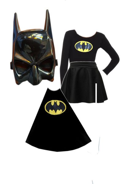 Batgirl With Cape and Mask