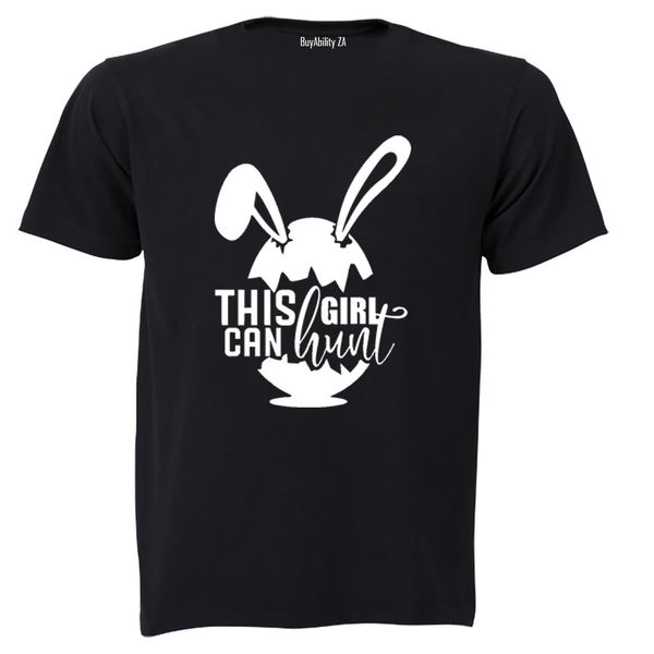 This Girl Can Hunt - Easter - Kids T-Shirt