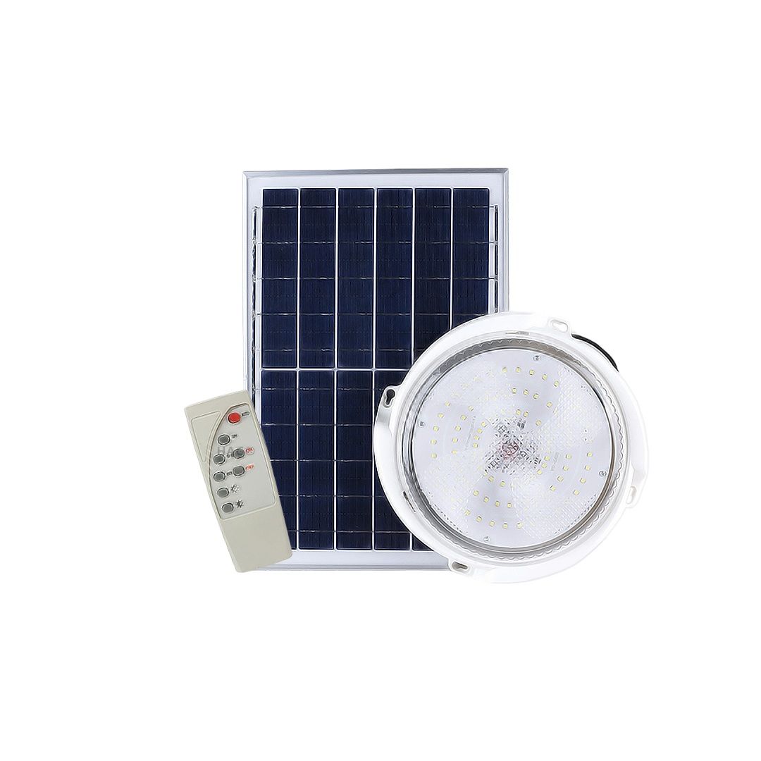 Super Bright Indoor Solar Ceiling Light 60W with Remote Control