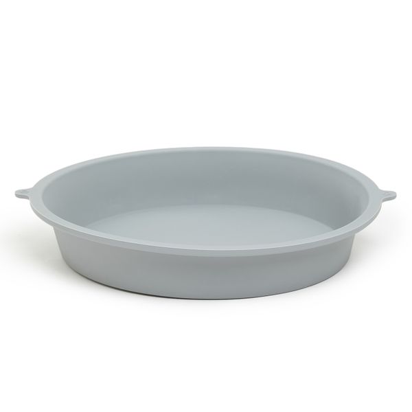 George &amp; Mason - Silicone Round Cake Mould 28.5cm - Grey