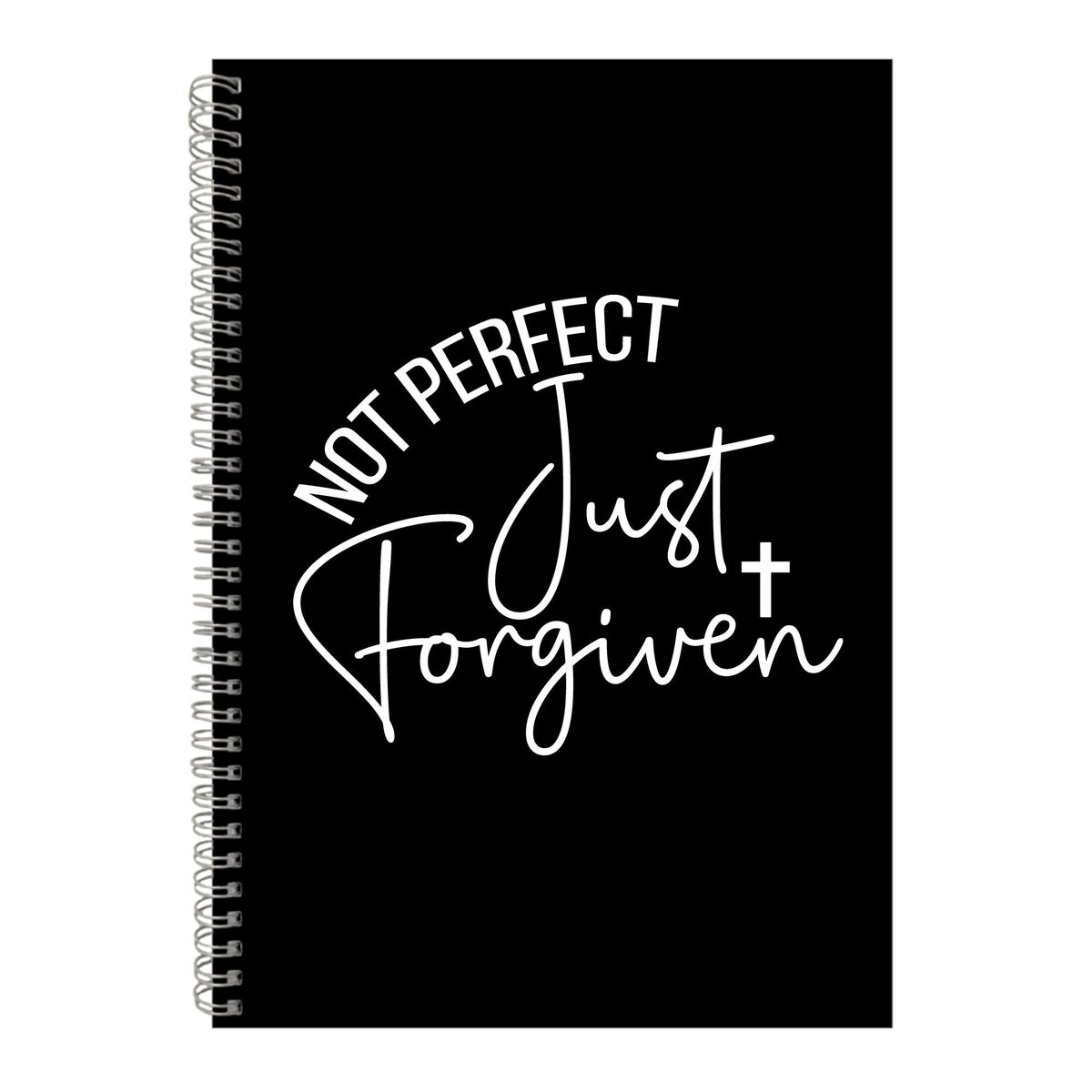 Not perfect a4 notebook spiral graphic christian easter words present