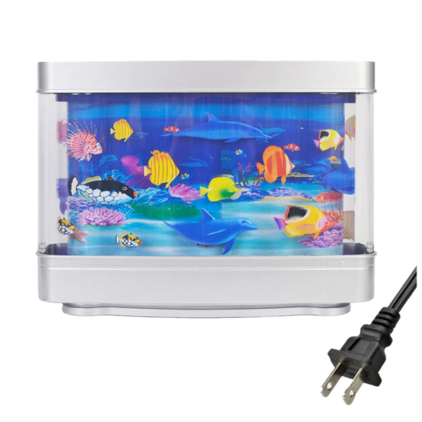 Artificial Tropical Fish Tank Lamp Aquarium Night Light Us Plug