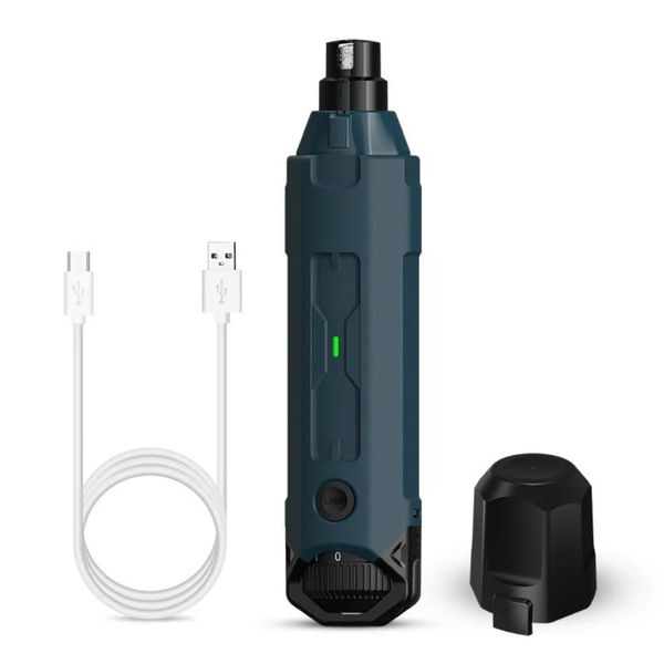 6-Speed Electric Pet Nail Grinder Grooming Tool for Dogs Cats