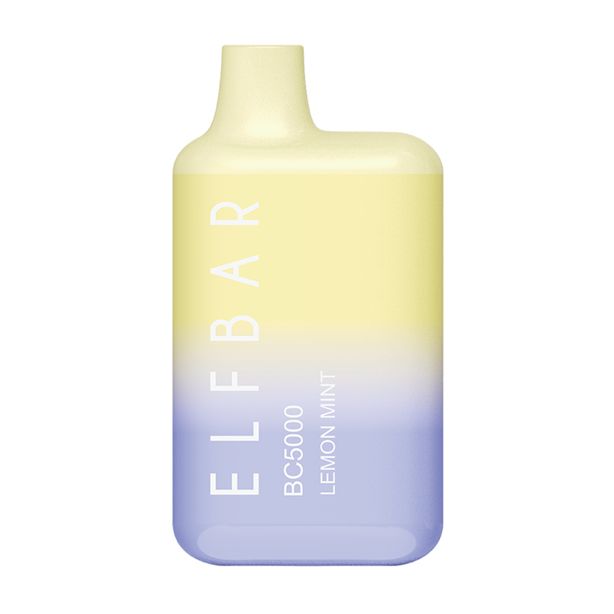 Elf Bar Disposable Vaporizer 5000 Puffs Lemon Mint Buy Online In 