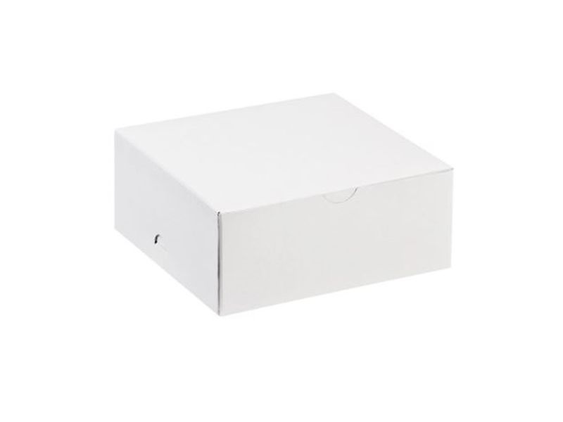 12 x 12 x 3 - Cake or Takeaway Box - 50 Units - White