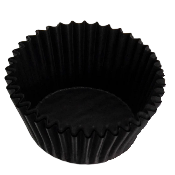 Regent - 50 Pcs Glassine Black Paper Cake Cups (Pack Of 20)