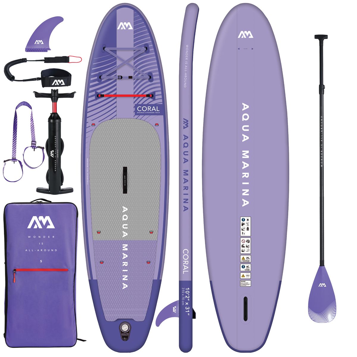 aqua marina coral 10 2 inflatable sup