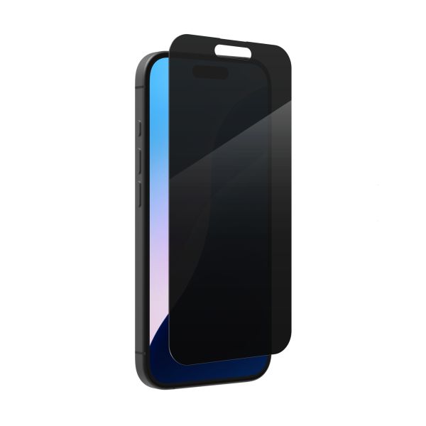 Zagg Invisible Shield Glass Elite Privacy Anti-Glare Protector iPhone 16