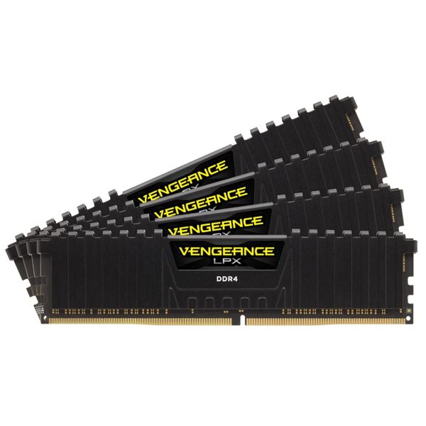 VENGEANCE LPX 128GB (4 x 32GB) DDR4 DRAM 3600MHz C18 Memory Kit - Black
