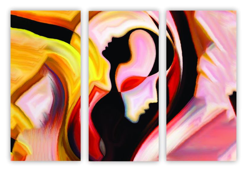 Abstract Figure Wall Art