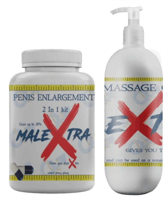 60 Day Male Extra Penis Enlargement 2 in 1 Kit Shop Today. Get it