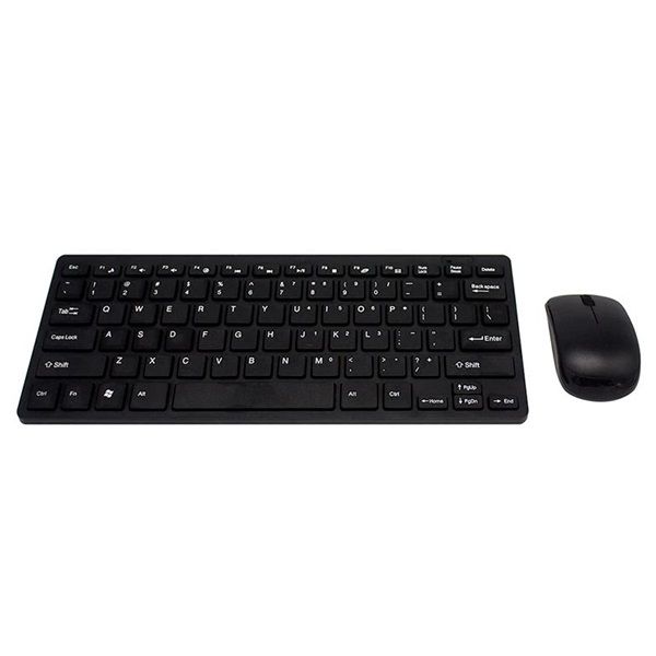 K-03 2.4GHz Ultra Thin Mini Wireless Keyboard &amp; Mouse Combo(Black)