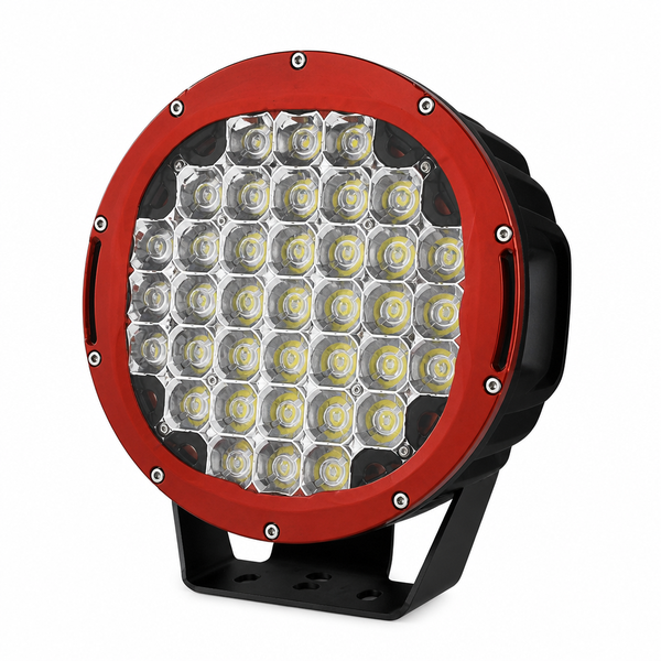 LED Work Light 185W for Outdoor Use Red Housing High Brightness
