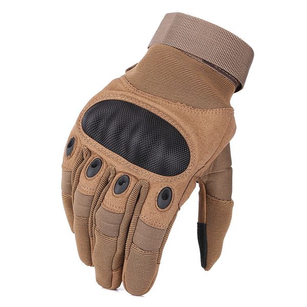 Motorcycle Full Finger Gloves XL Desert Yellow