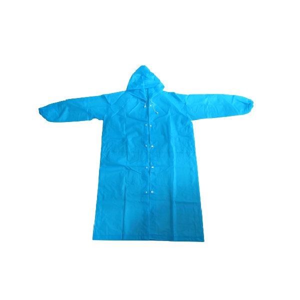 Women's Water Resistant Hooded Long Raincoat