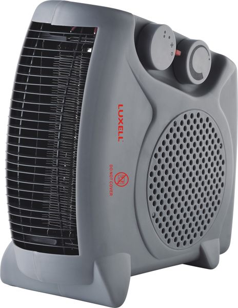 LUXELL - Fan Heater with Thermostat -Vertical/Horizontal - Grey-2000W-AF901