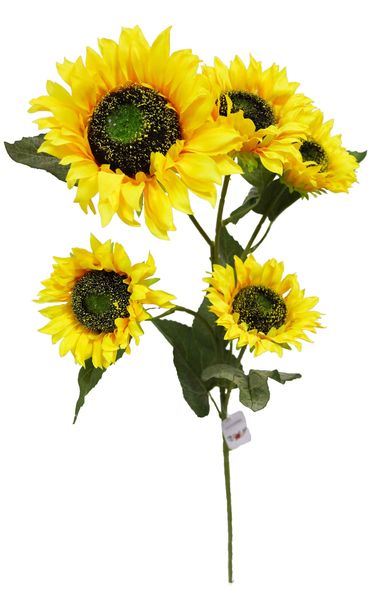 1 Piece 5 Stems Artificial Flower Sunflower (90cm)