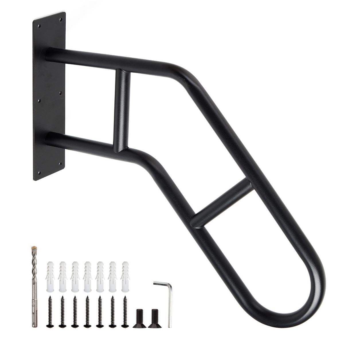 Chenshia Outdoor Steps Handrail,Wall Mount Stair Railing Hand Rails Elderly