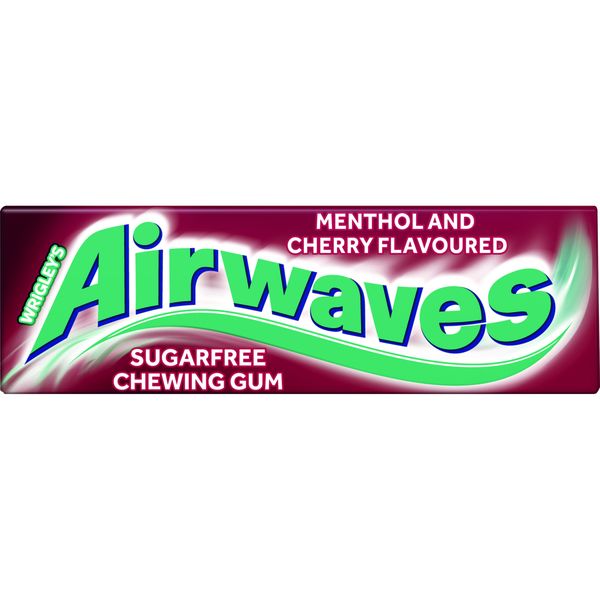 Wrigley Gum Airwaves Cherry Menthol- Pack of 30x14g