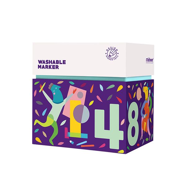 Mideer Washable Markers 48 Markers