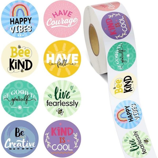 500 Stickers (Happy Vibes image