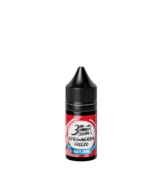 Vape Juice 3rd World Nic Salts Strawberry Freezo 20mg 30ml