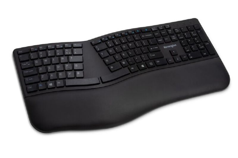 Kensington ProFit Ergonomic (Scupltured) Wireless Keyboard - Black
